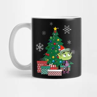 Teen Titans Beast Boy Around The Christmas Tree Mug